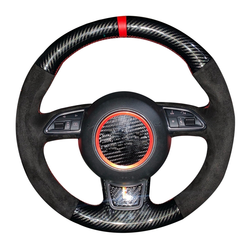 Car Steering Wheel Cover Anti Slip Breathable - المضادة للانزلاق الجلد المدبوغ عجلة توجيه