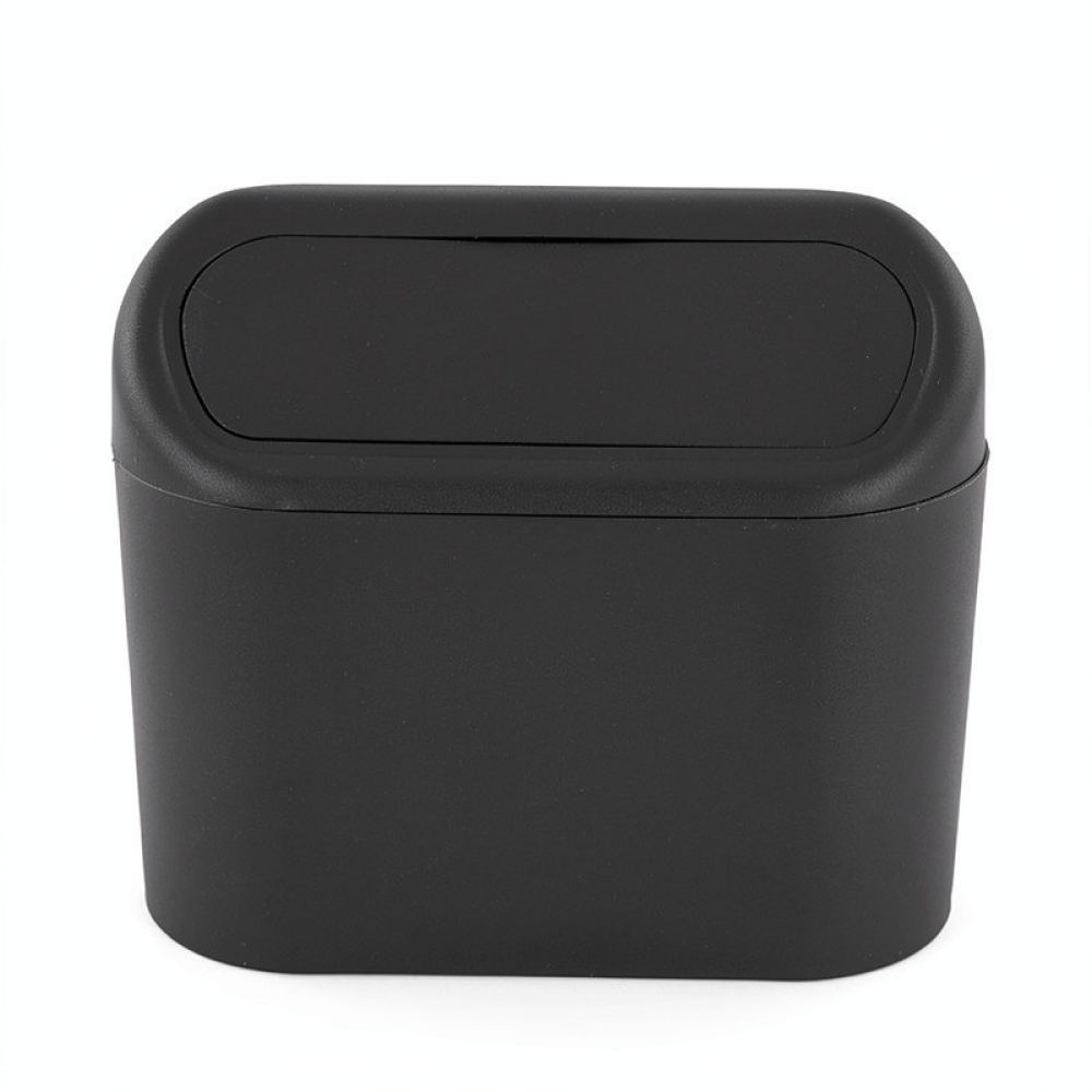 Waterproof Car Trash Can With Lid - سلة نفايات صغيرة للسيارات، منظم محمول