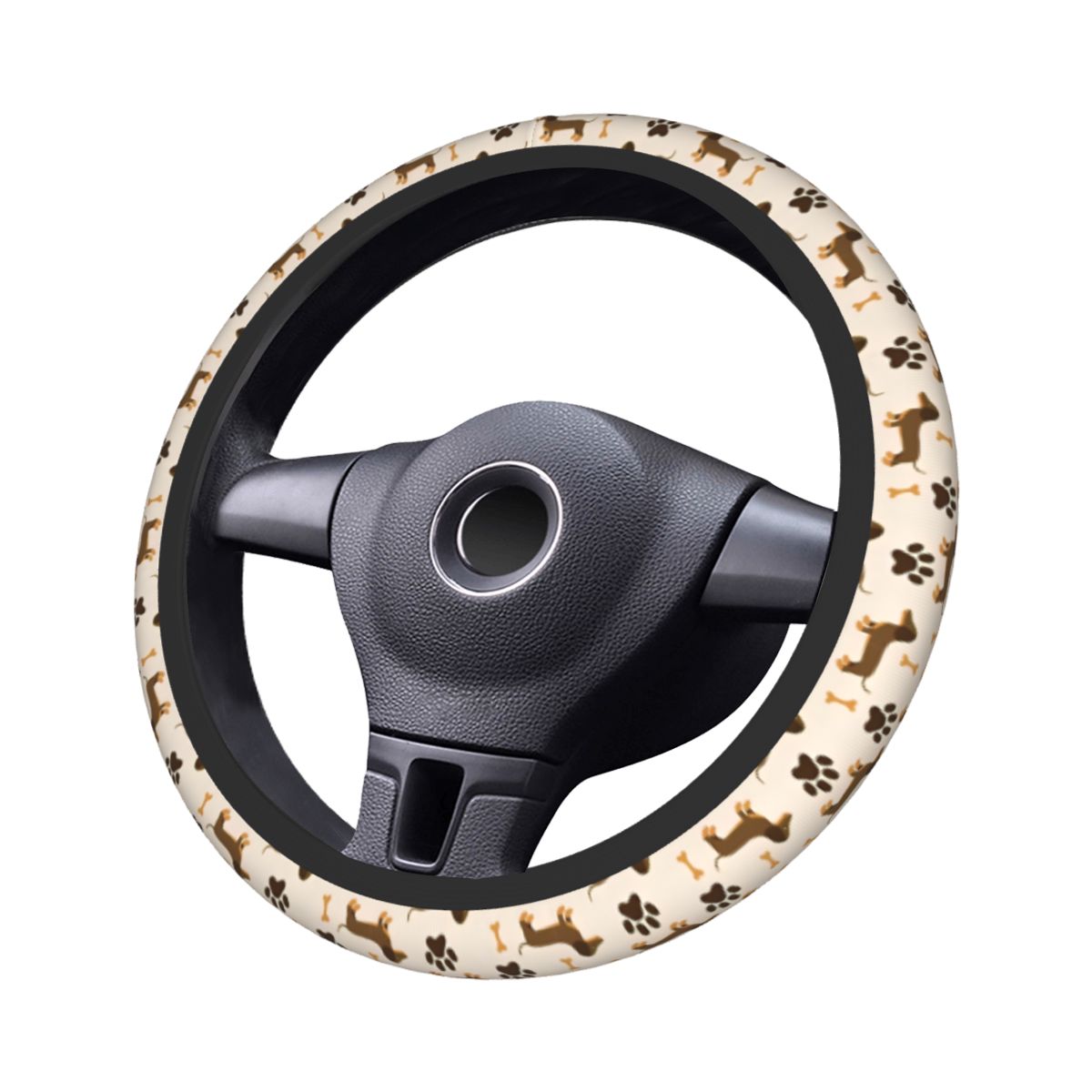 لطيف الألماني عجلة توجيه سيارة - مراجعة Car Steering Wheel Cover Anti Slip Breathable وسعره