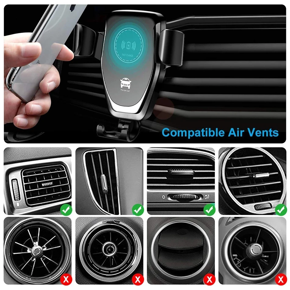 شاحن سيارة لاسلكي من فيكفون، ح - مراجعة Wireless Car Charger Mount Fast Charging وسعره