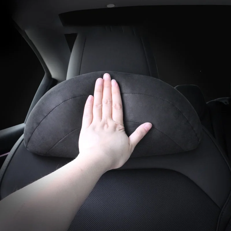 وسادة رقبة ومسند رأس ودعم أسفل - مراجعة Memory Foam Car Neck Pillow Lumbar Support وسعره