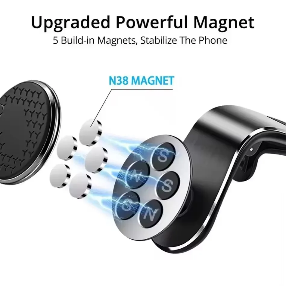 حامل هاتف مغناطيسي للسيارة، يم - مراجعة Magnetic Phone Holder For Car Vent وسعره