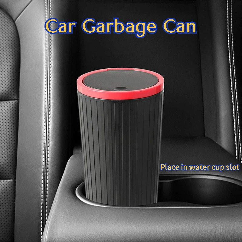 سلة مهملات للسيارة مقاومة للما - مراجعة Waterproof Car Trash Can With Lid وسعره