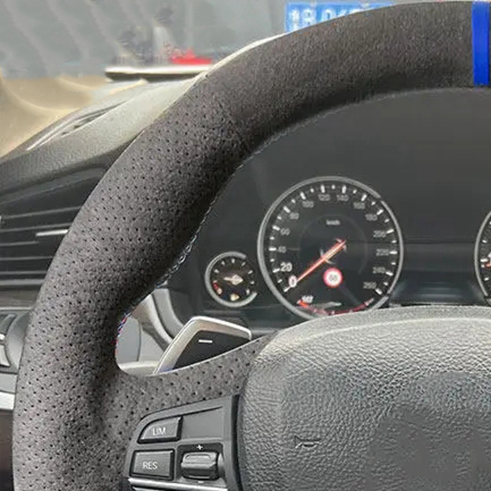 غطاء عجلة قيادة السيارة من جلد - مراجعة Car Steering Wheel Cover Anti Slip Breathable وسعره