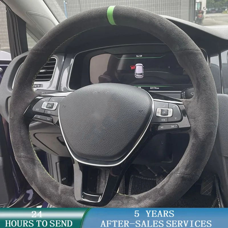 تخصيص عجلة توجيه سيارة غطاء ال - مراجعة Car Steering Wheel Cover Anti Slip Breathable وسعره
