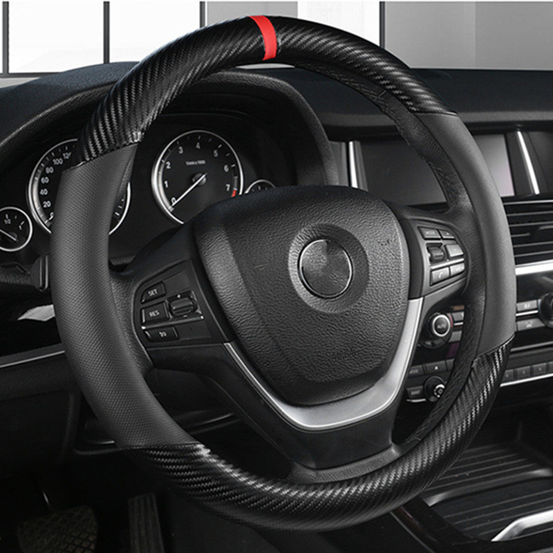 الموضة العالمية عجلة توجيه سيا - مراجعة Car Steering Wheel Cover Anti Slip Breathable وسعره
